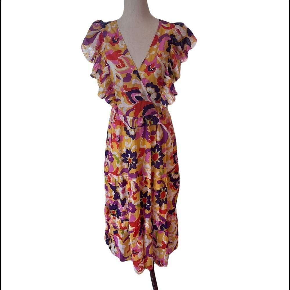 Floral Ruffle Maxi Dress - Picture 4 of 7